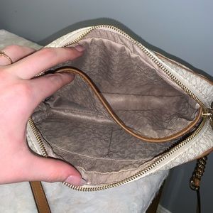 White Michael Kors purse